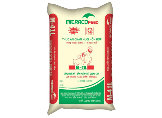 Thức ăn chăn nuôi hỗn hợp dùng cho gà thịt từ 1 - 21 ngày tuổi Mitraco feed M-41L